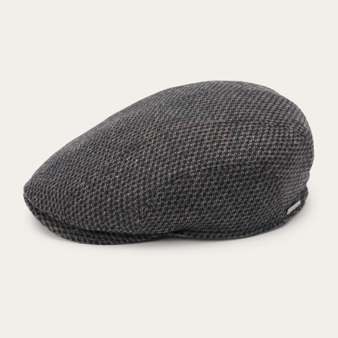 Wool Ivy Cap Brown/beige Mix Men/Women Stetson Caps & Truckers