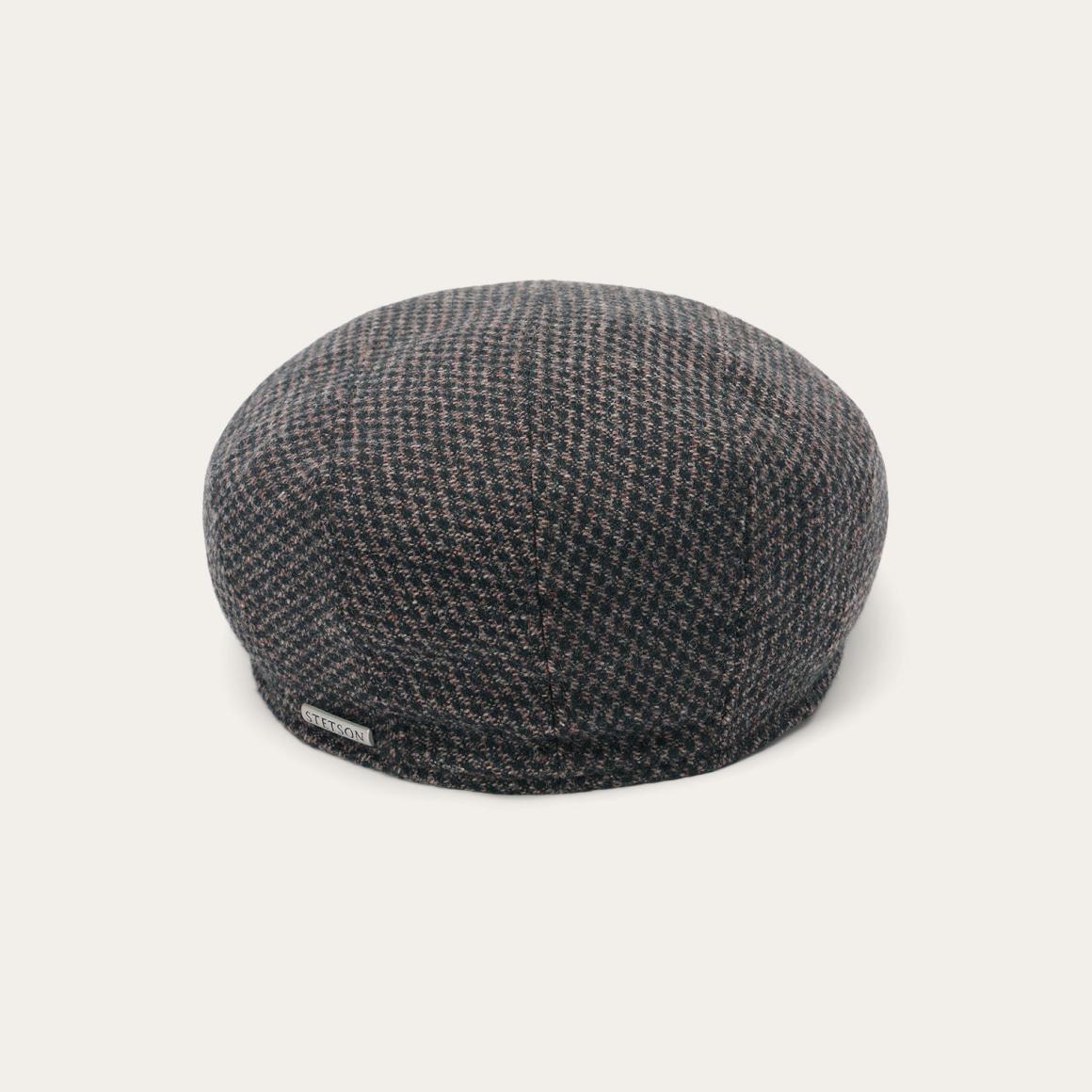 Wool Ivy Cap Brown/beige Mix Men/Women Stetson Caps & Truckers