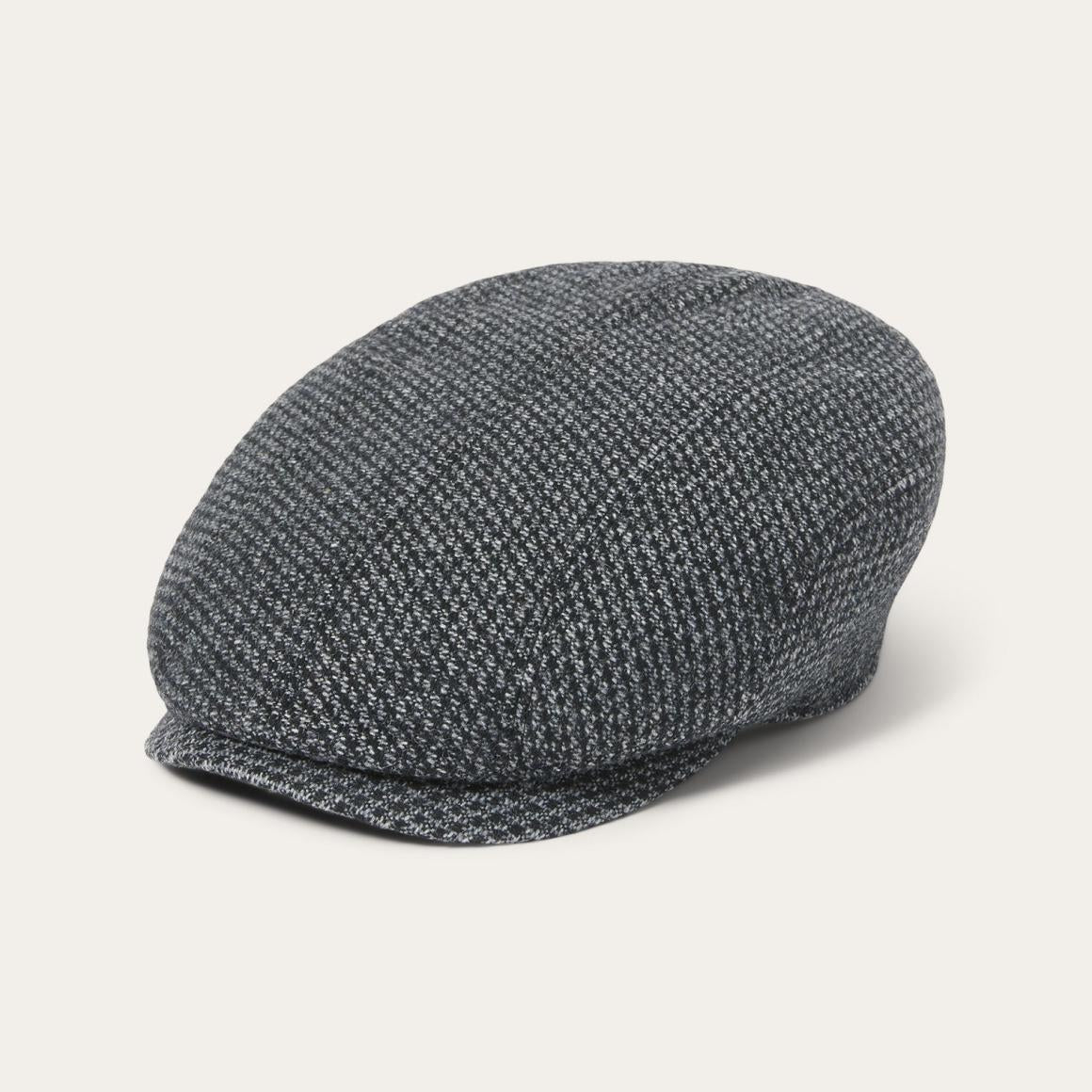 Wool Ivy Cap Grey Mix Men/Women Stetson Caps & Truckers
