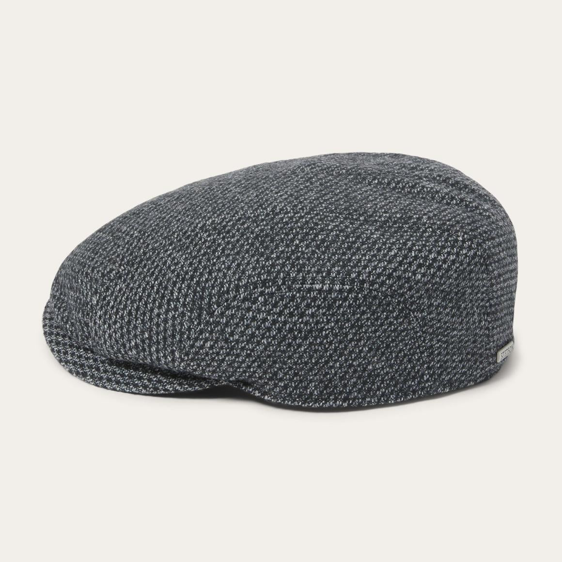 Wool Ivy Cap Grey Mix Men/Women Stetson Caps & Truckers